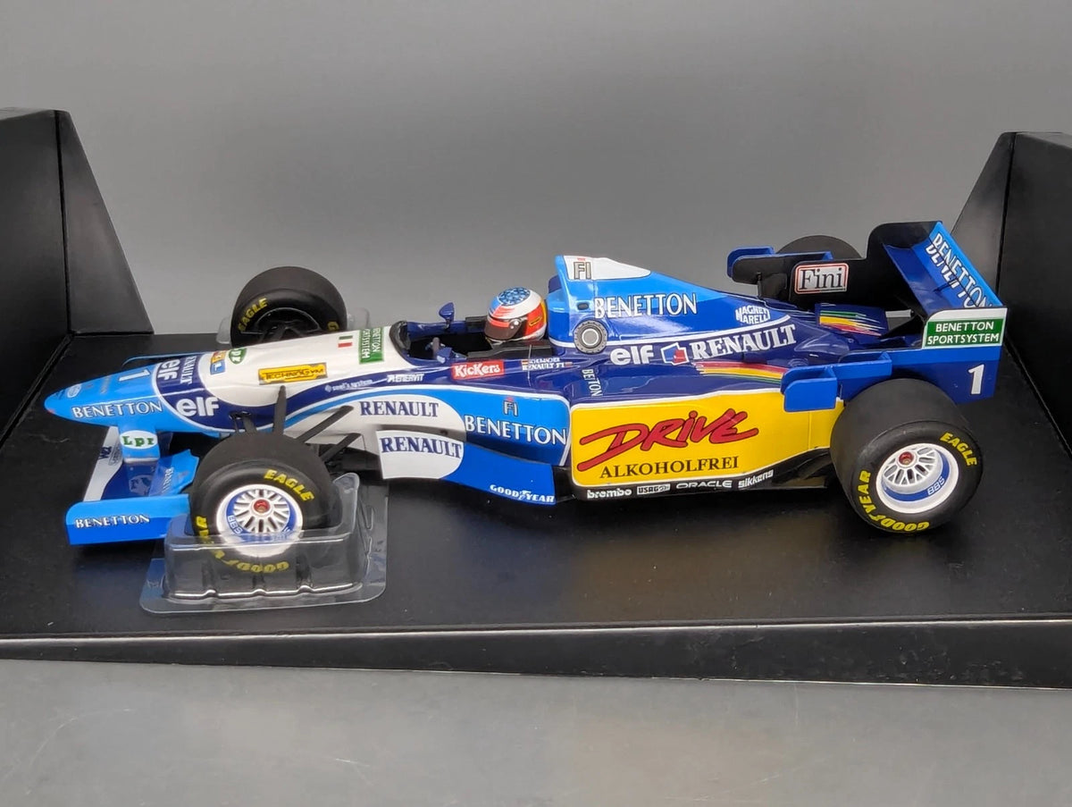 Modellautos 1:18 Minichamps Benetton Renault B195 WINNER #1 M. Schumacher OVP