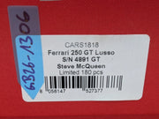 Modellautos 1:18 BBR Ferrari 250 GT Lusso S/N 4891 GT S. Mc Queen Ltd 1/180 OVP