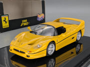 Modellautos 1:43 Hot Wheels Ferrari F50 1995 Gelb mit OVP