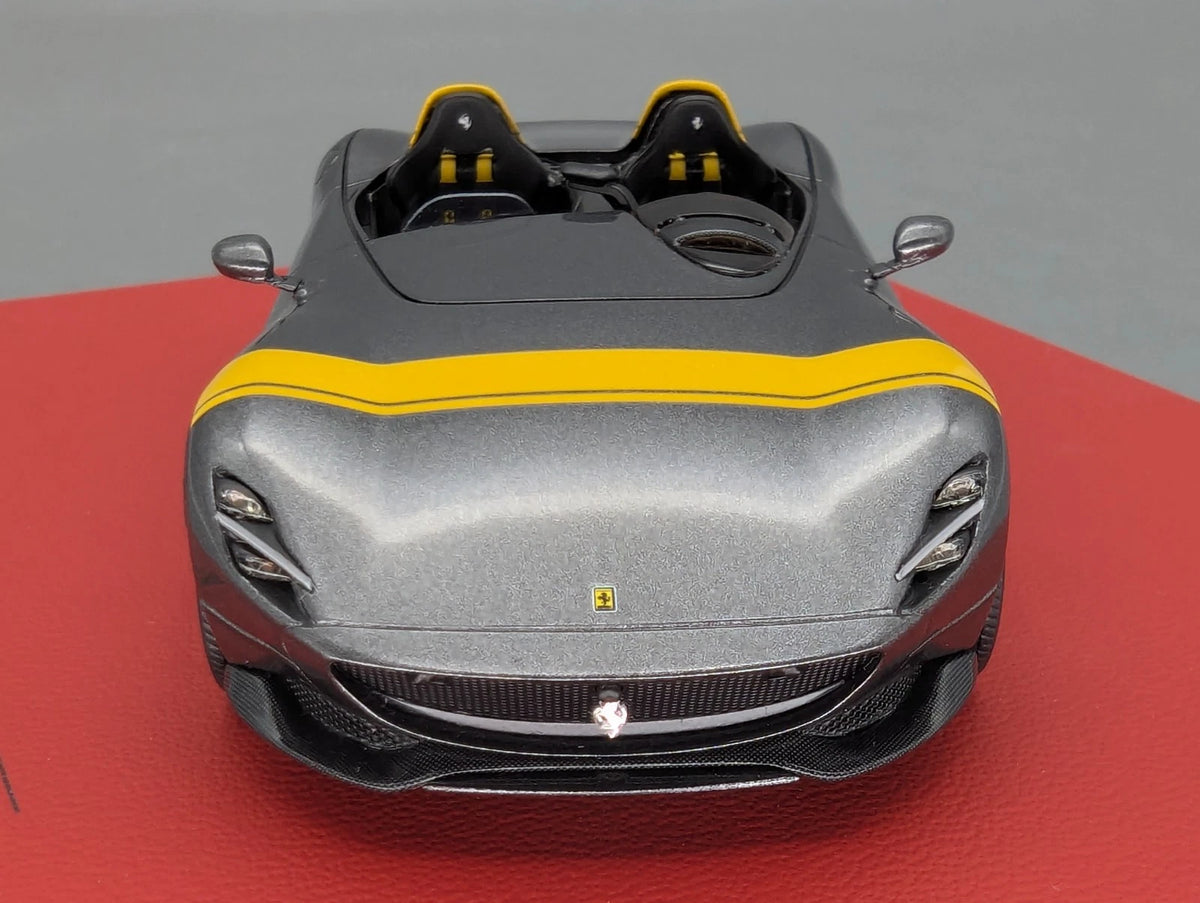 Modellautos 1:43 BBR  Ferrari Monza SP2 Metallic Silver Ltd 01/05 OVP