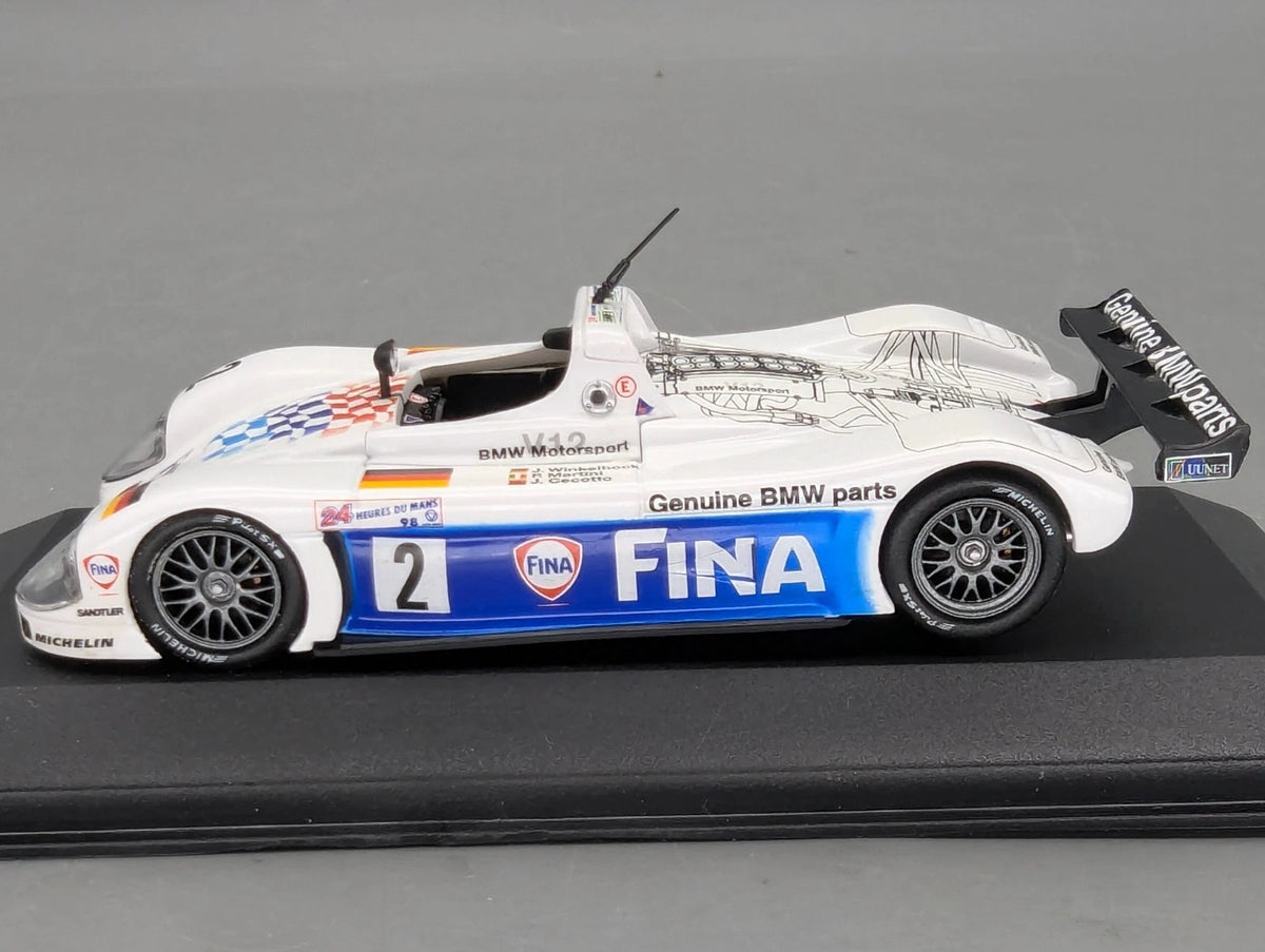 Modellautos 1:43 Minichamps BMW V12 Le Mans #2 Winkelhock Cecotto u.a Dealer OVP
