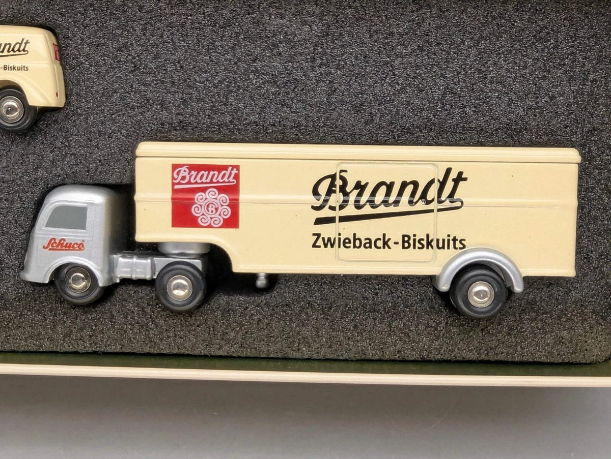 Modellautos 1:90 Schuco Piccolo-Set Brandt Zwieback 2-teilig mit OVP