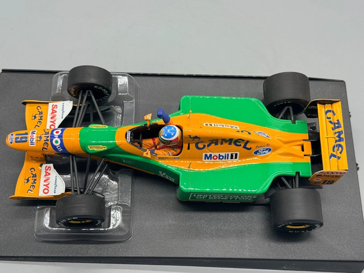 Modellautos 1:18 Minichamps Benetton-Ford B192 4th Place GP Monaco 1992 + OVP