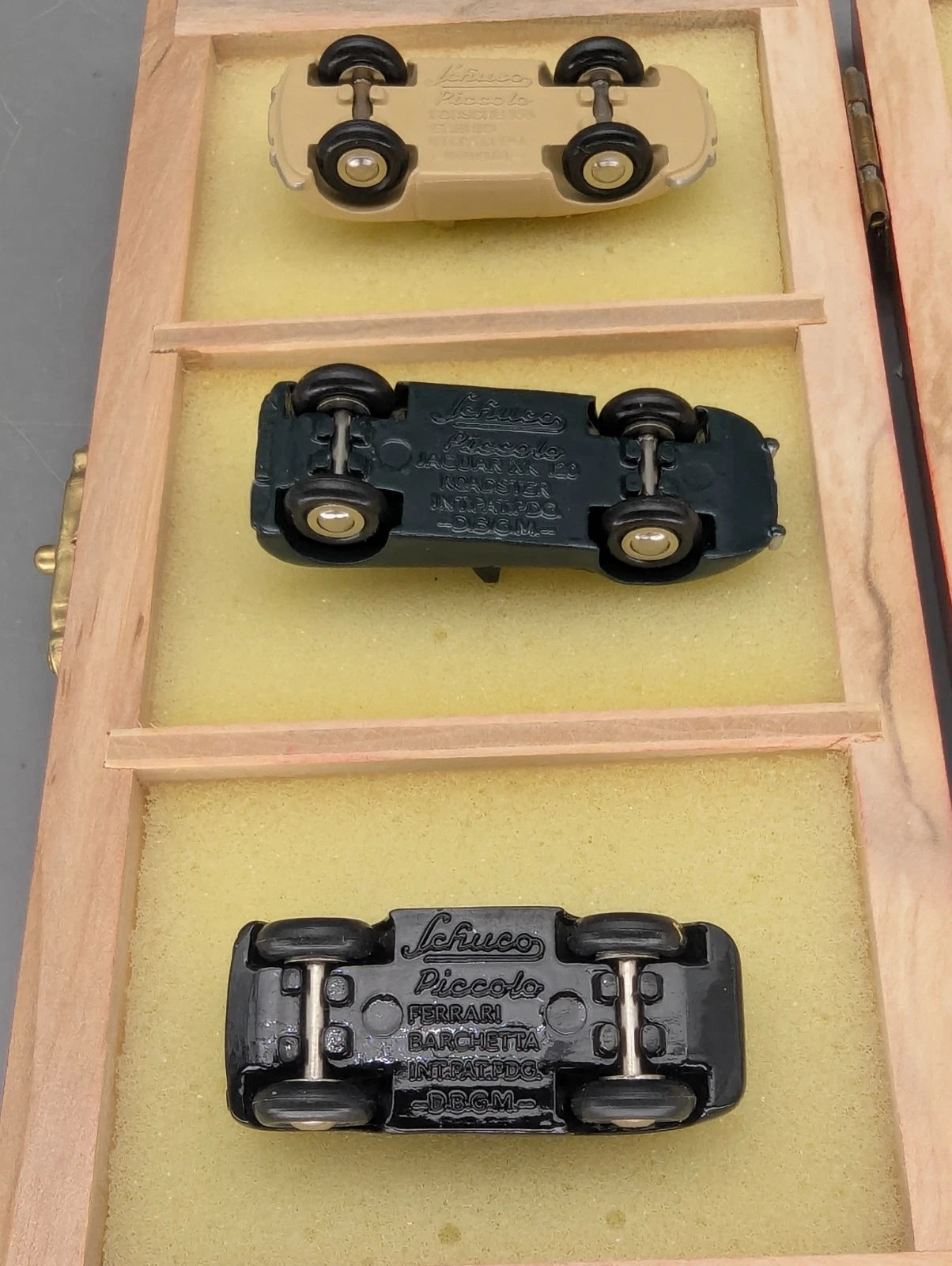 Modellautos 1:90 Schuco Piccolo-Set 1999 3-teilig Porsche Jaguar Ferrari OVP