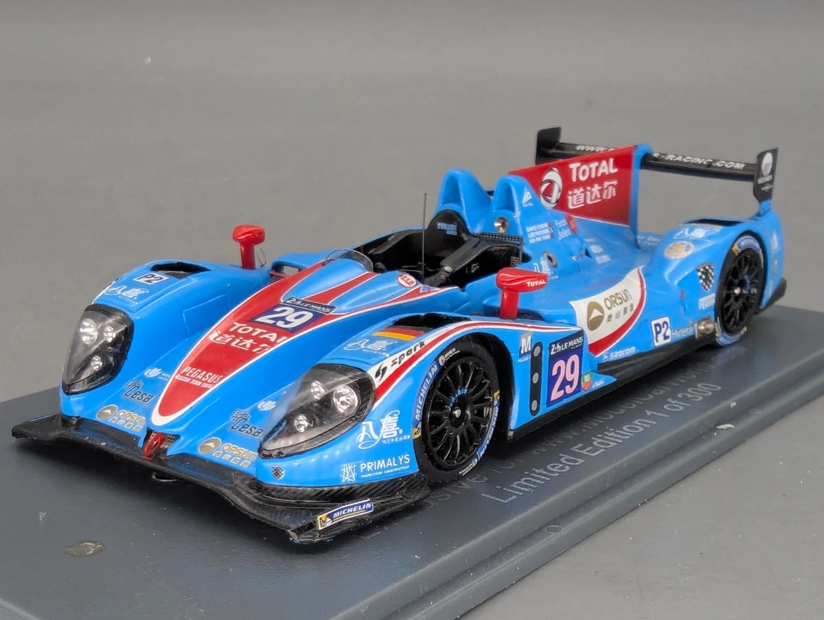 Modellautos 1:43 Spark Oreca 03R Nissan 24h Le Mans 2015 #29 Vitrine