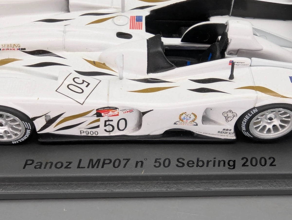 Modellautos 1:43 Spark Panoz LMP07 Sebring 2002 #50 mit OVP