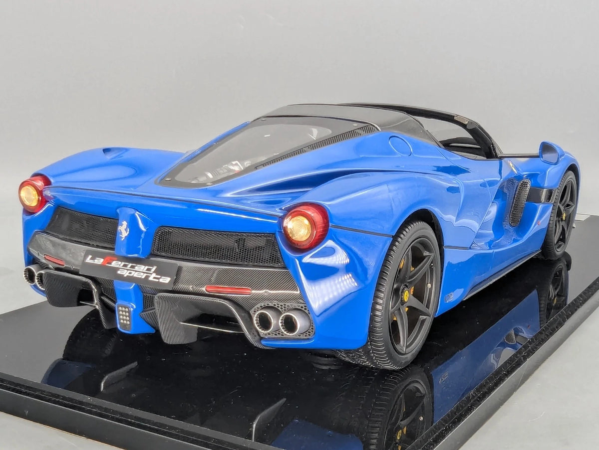 Modellautos 1:12 BBR Ferrari LaFerrari Aperta Azzurro Dino Ltd 05/05 Vitrine OVP
