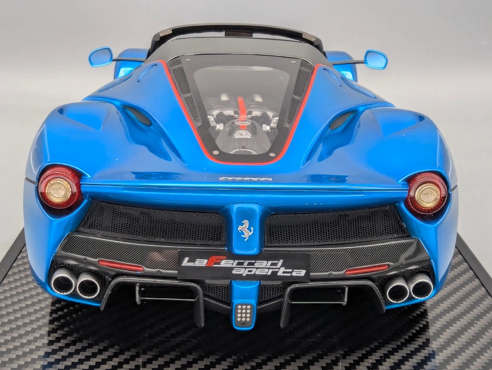 Modellautos 1:12 BBR Ferrari LaFerrari Aperta Blau UNIKAT Ltd. 01/01 Vitrine OVP