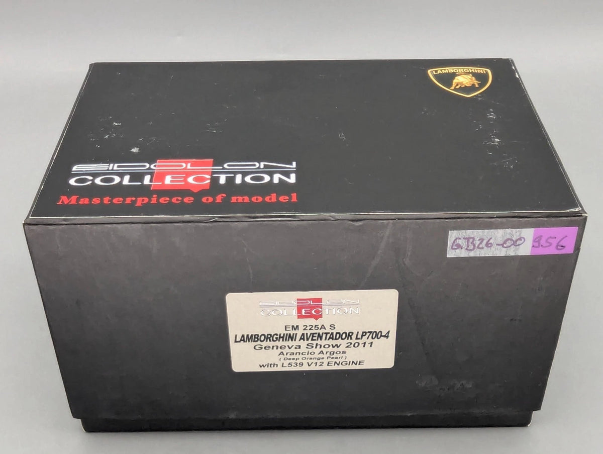 Eidolon Make Up 1:43 Lamborghini Aventador LP700-4 2011 Engine Set Arancio OVP