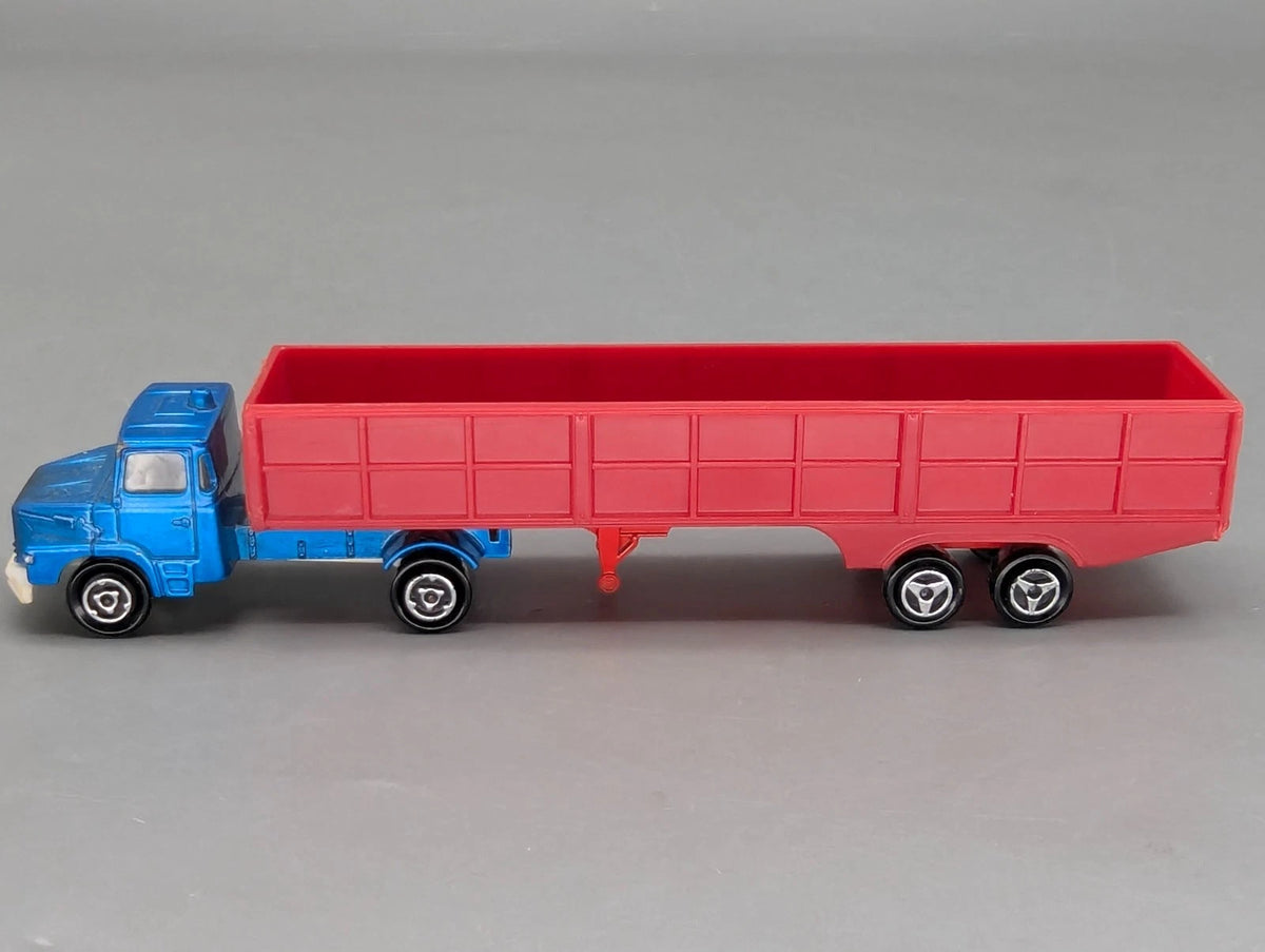 Modellautos 1:100 Majorette 320 Fardier Scania LKW + Original Majorette Vitrine