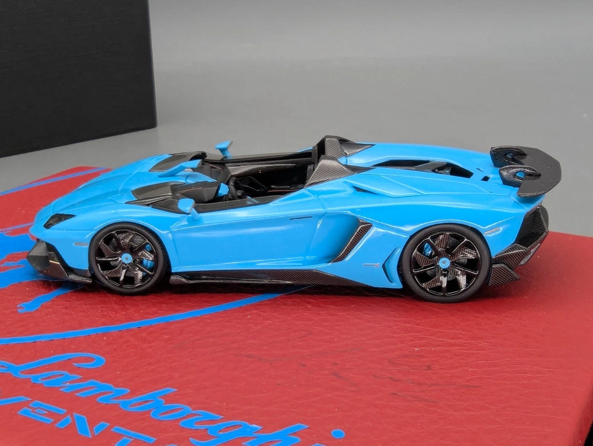 Modellautos 1:43 MR Lamborghini Aventador J Speedster Ltd 01/04 Engine Set OVP