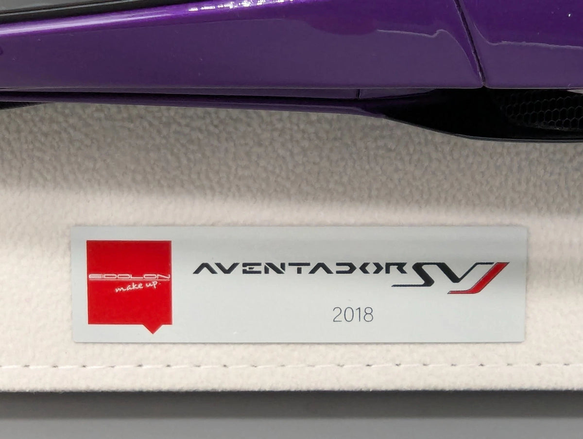 Eidolon Make Up 1:18 Lamborghini Aventador SVJ 2018 Viola Pasifae 23/30 mit OVP