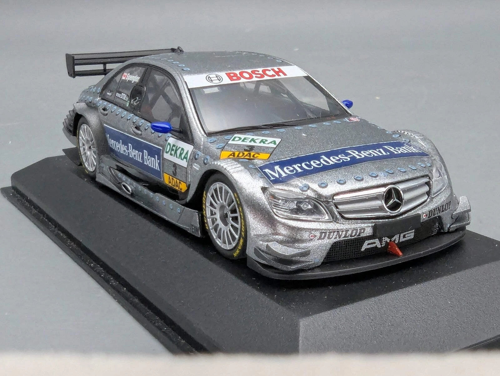 Modellautos 1:43 Minichamps Mercedes Benz C-Klasse DTM 2008 #3 B. Spengler OVP
