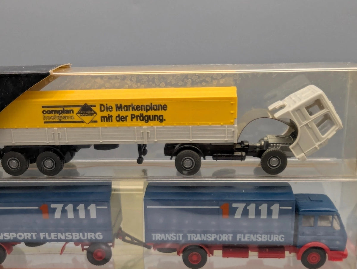 Nutzfahrzeug Modelle 1:87 Wiking Werbemodelle 4er Set 1982/83 OVP