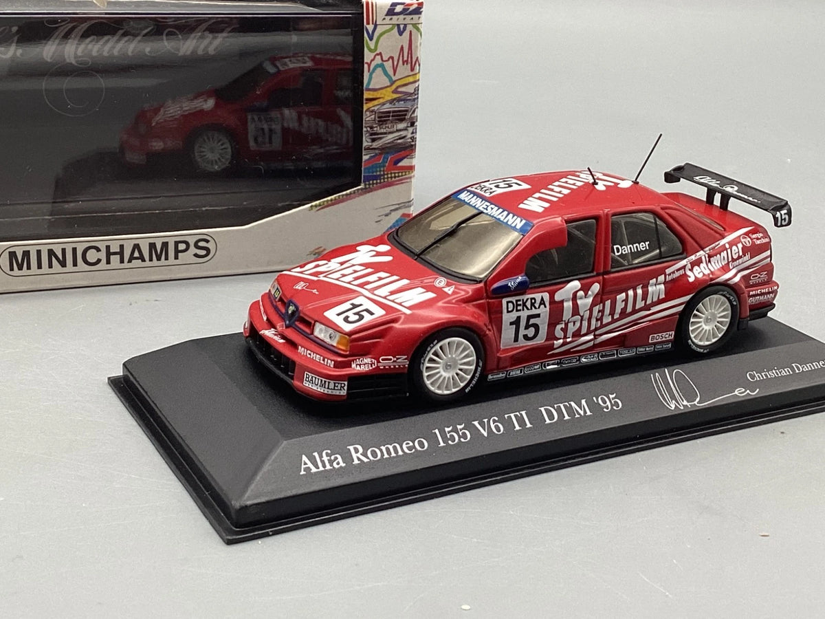 Modellautos 1:43 Minichamps Alfa Romeo 155 V6  DTM 1995 Danner #15 mit OVP