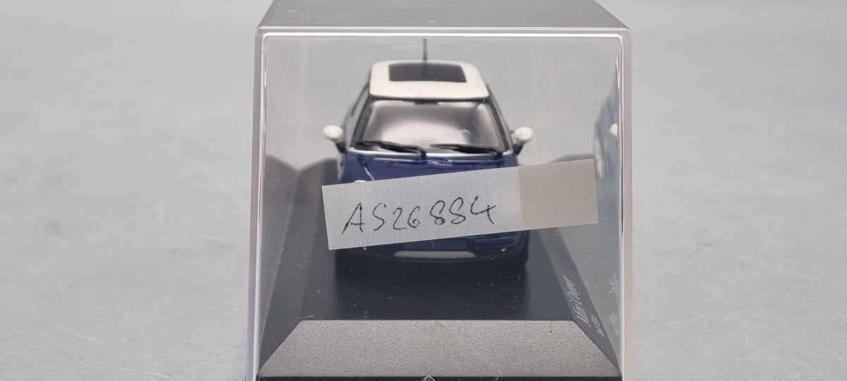 Modellautos 1:43 Minichamps Mini Cooper Indi Blue Ltd 1/2304 Vitrine
