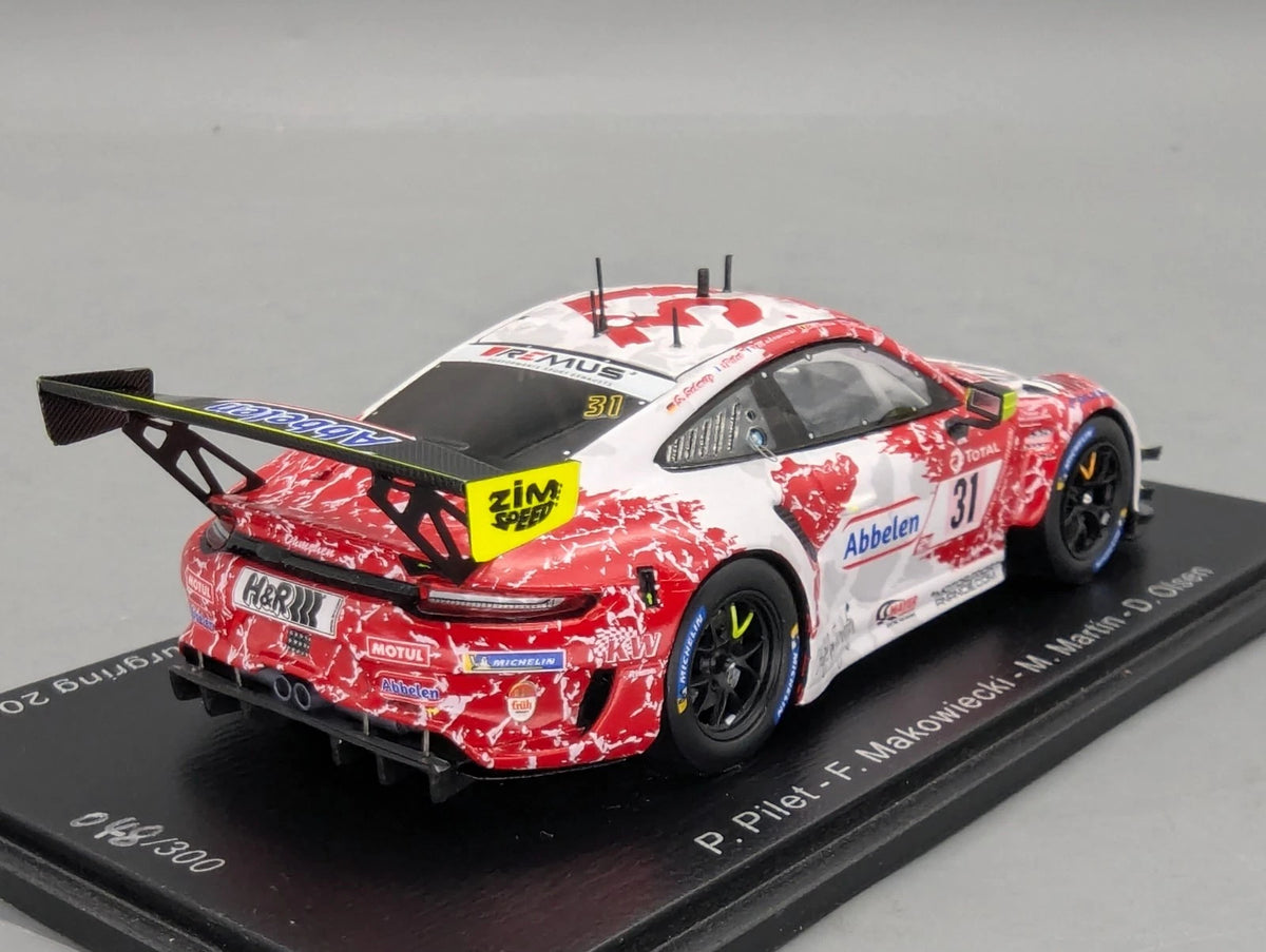 Modellautos 1:43 Spark SG782 Porsche 911 GT3 R 24H Nürburgring 2021 #31 OVP