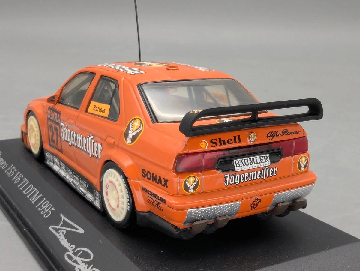Modellautos 1:43 Minichamps Alfa Romeo 155 V6 TI DTM 1995 #27 Bartels mit OVP