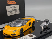 Eidolon Make Up 1:43 Lamborghini Aventador LP760-2 Engine Set Oakley Gelb OVP