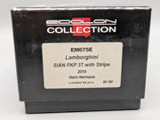 Eidolon Make Up 1:43 Lamborghini Sian FKP 37 with Stripe 2019 Nero 60/60 mit OVP