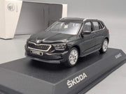 Modellautos 1:43 iScale Skoda Kamiq Schwarz mit Vitrine und OVP