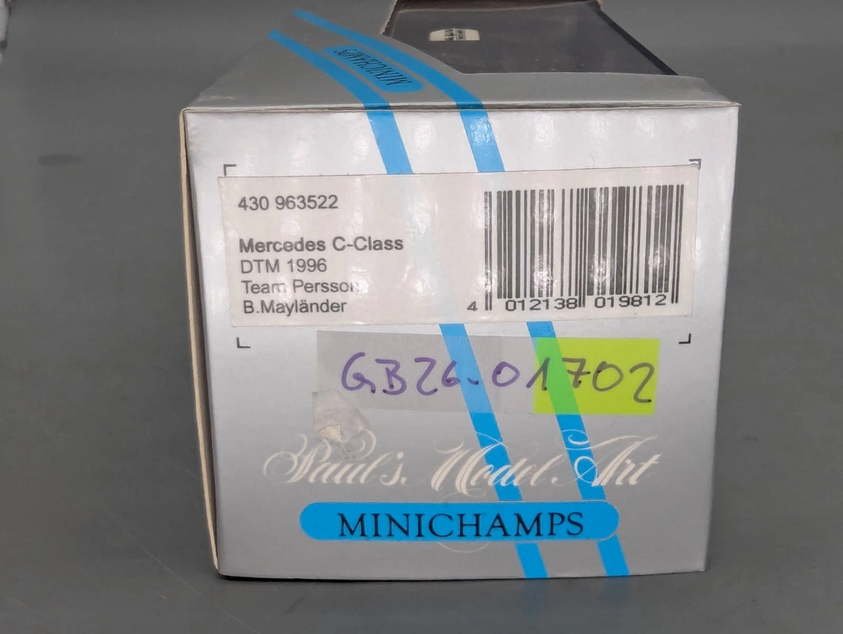 Modellautos 1:43 Minichamps Mercedes Benz C Klasse DTM 1996 #22 Mayländer OVP