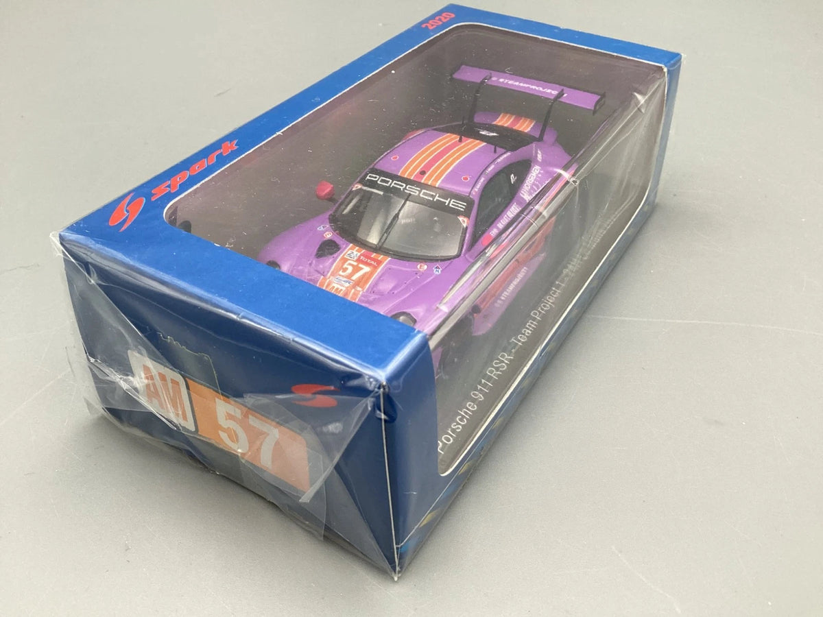 Modellautos 1:43 Spark Porsche 911 RSR Team Project 1 LM 2020 #57 OVP ungeöffnet