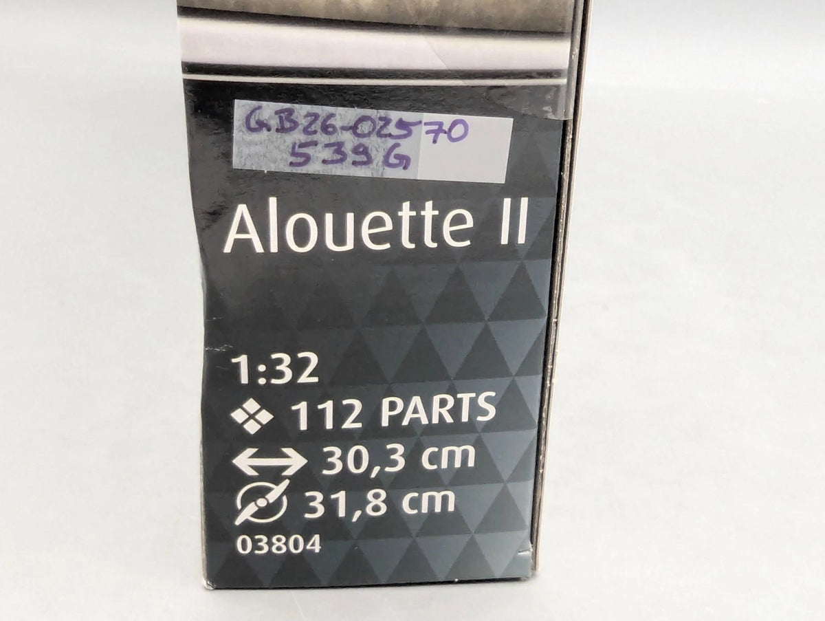 Hubschrauber Modell Bausatz 1:32 Revell 03804 Alouette 2 mit Farben mit OVP