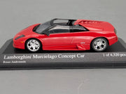Modellautos 1:43 Minichamps Lamborghini Murcielago Concept Car 2004 Rosso OVP