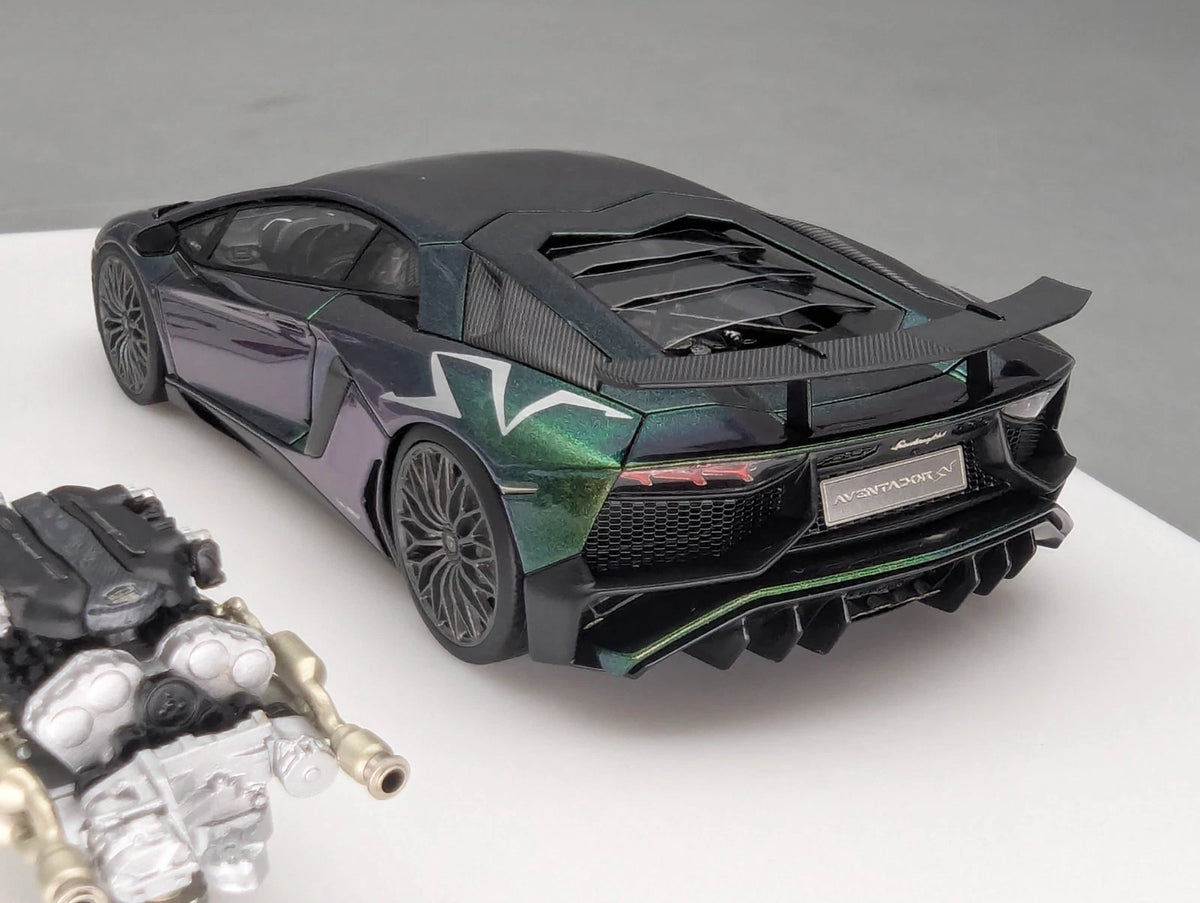 Eidolon Make Up 1:43 Lamborghini Aventador LP750-4 SV 2015 Engine Set 06/30 OVP