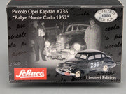 Modellautos 1:90 Schuco Piccolo Opel Kapitän #236 Rallye Monte Carlo 1952 in OVP