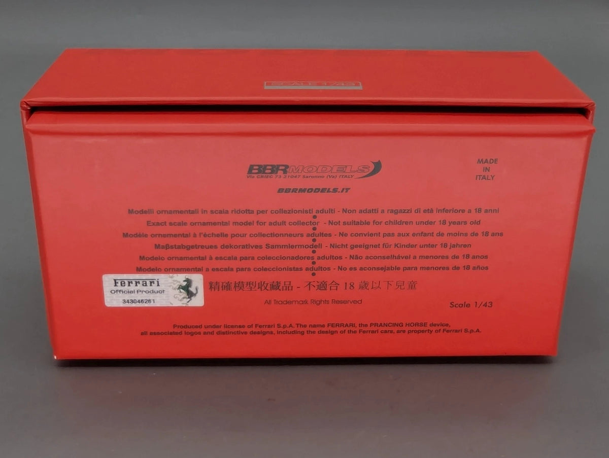 Modellautos 1:43 BBR Ferrari 250 GT Pininfarina Coupe Version 2007 10/10 mit OVP