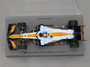 Modellautos 1:43 Spark S7679 McLaren MCL35M 3rd Monaco GP 2021 #4 L. Norris OVP