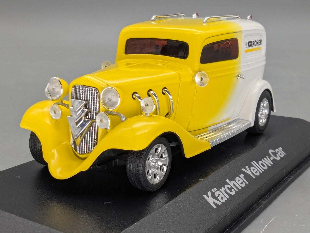 Modellautos 1:43 Minichamps Hot Rod Kärcher Yellow Car TV-Campaign mit OVP