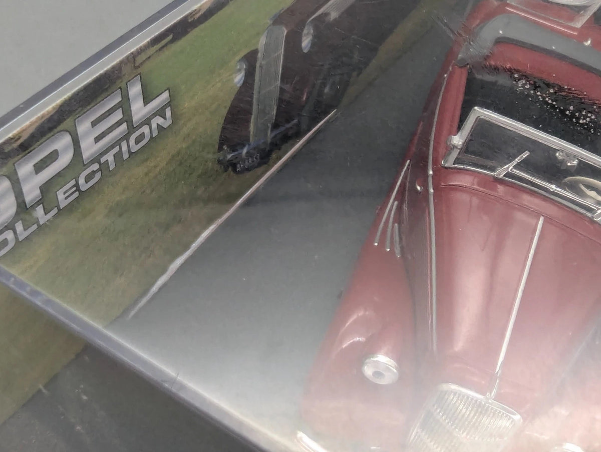 Modellautos 1:43 Ixo für Eaglemoss Opel Collection Super 6 mit Vitrine