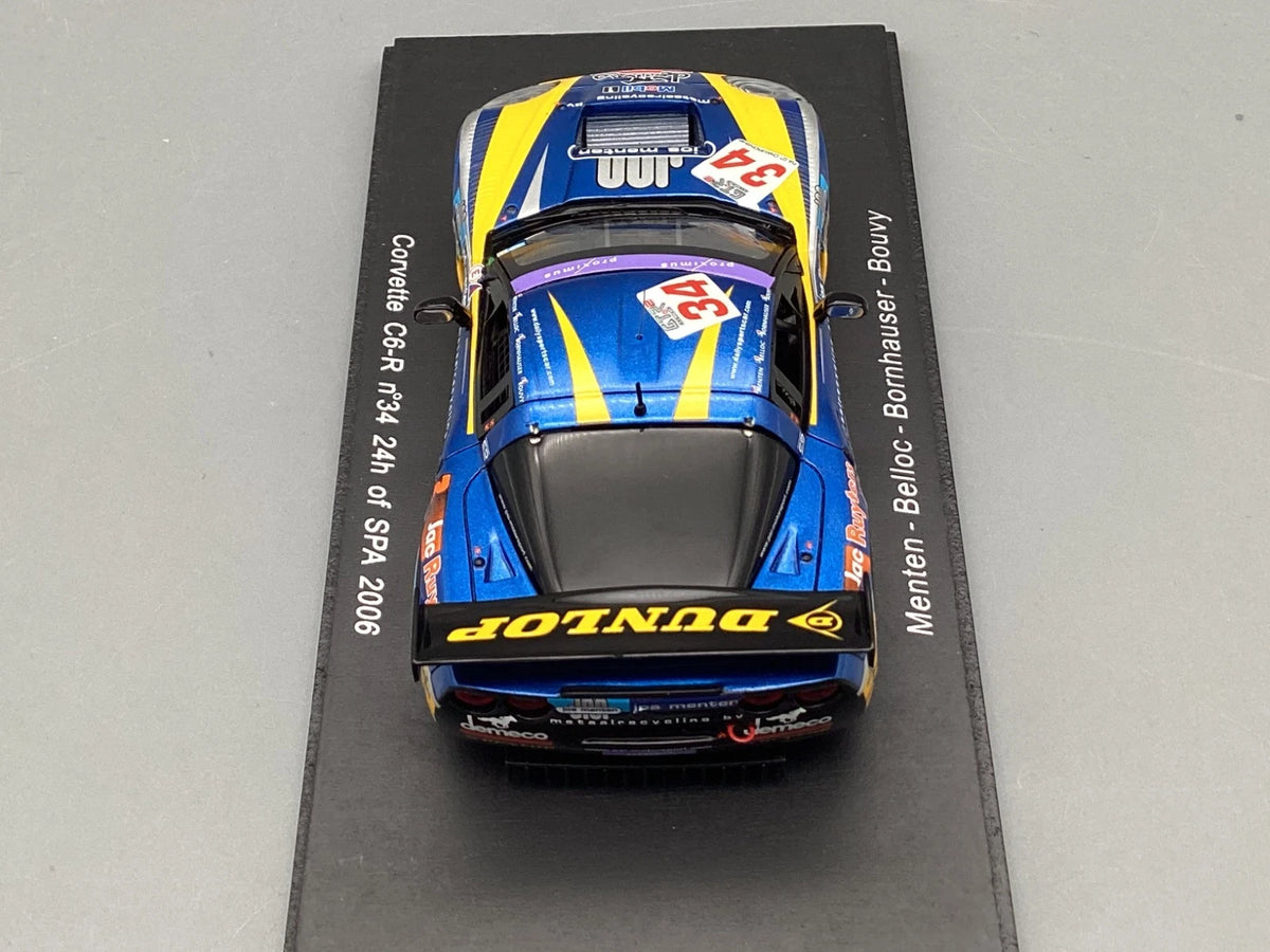 Modellautos 1:43 Spark Corvette C6-R 24h Spa 2006 #34 mit OVP