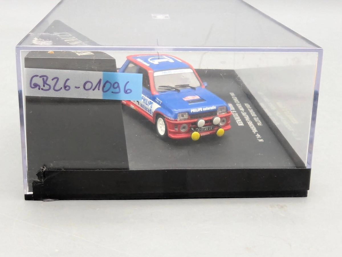 Modellautos 1:43 Universal Hobbies Renault 5 Turbo RMC 1983 #14 Saby Vitrine