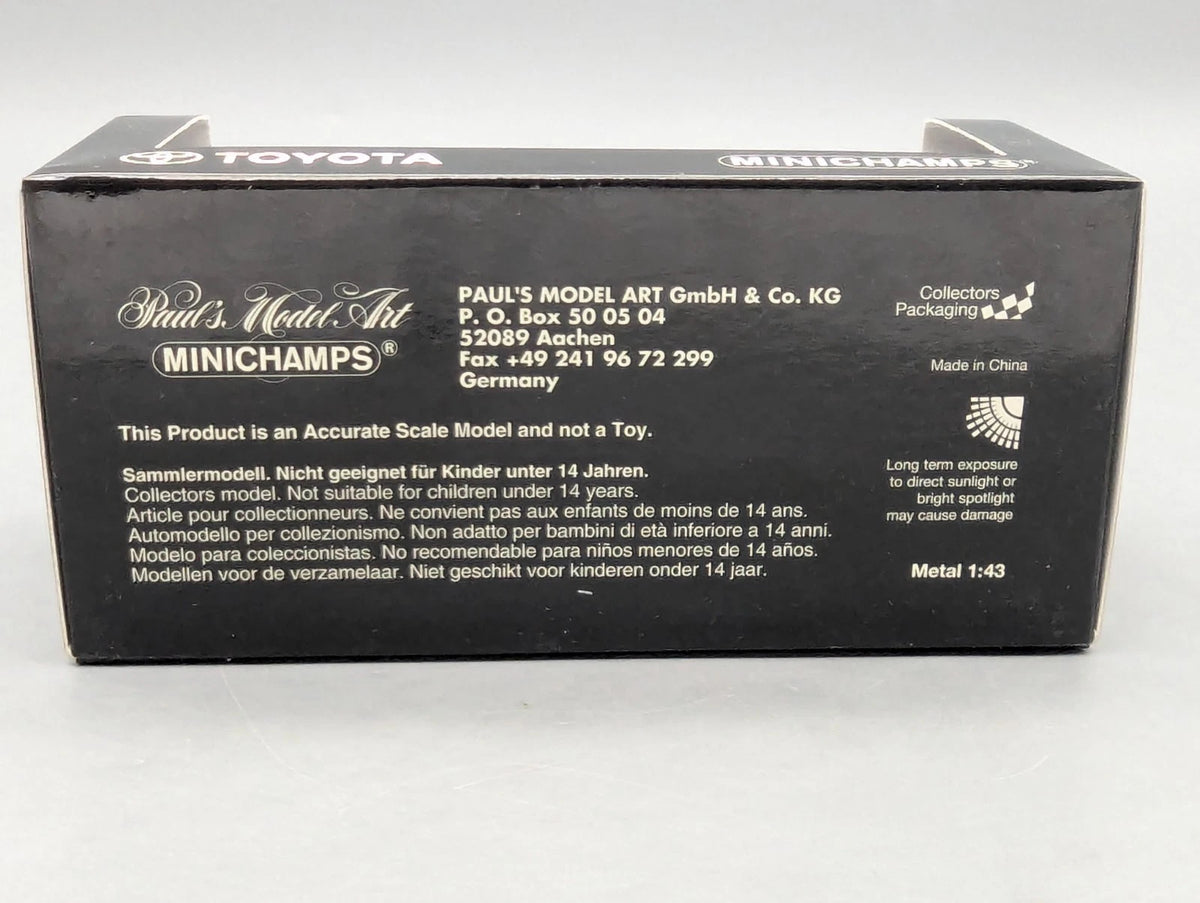 Modellautos 1:43 Minichamps Toyota IQ Schwarz mit OVP