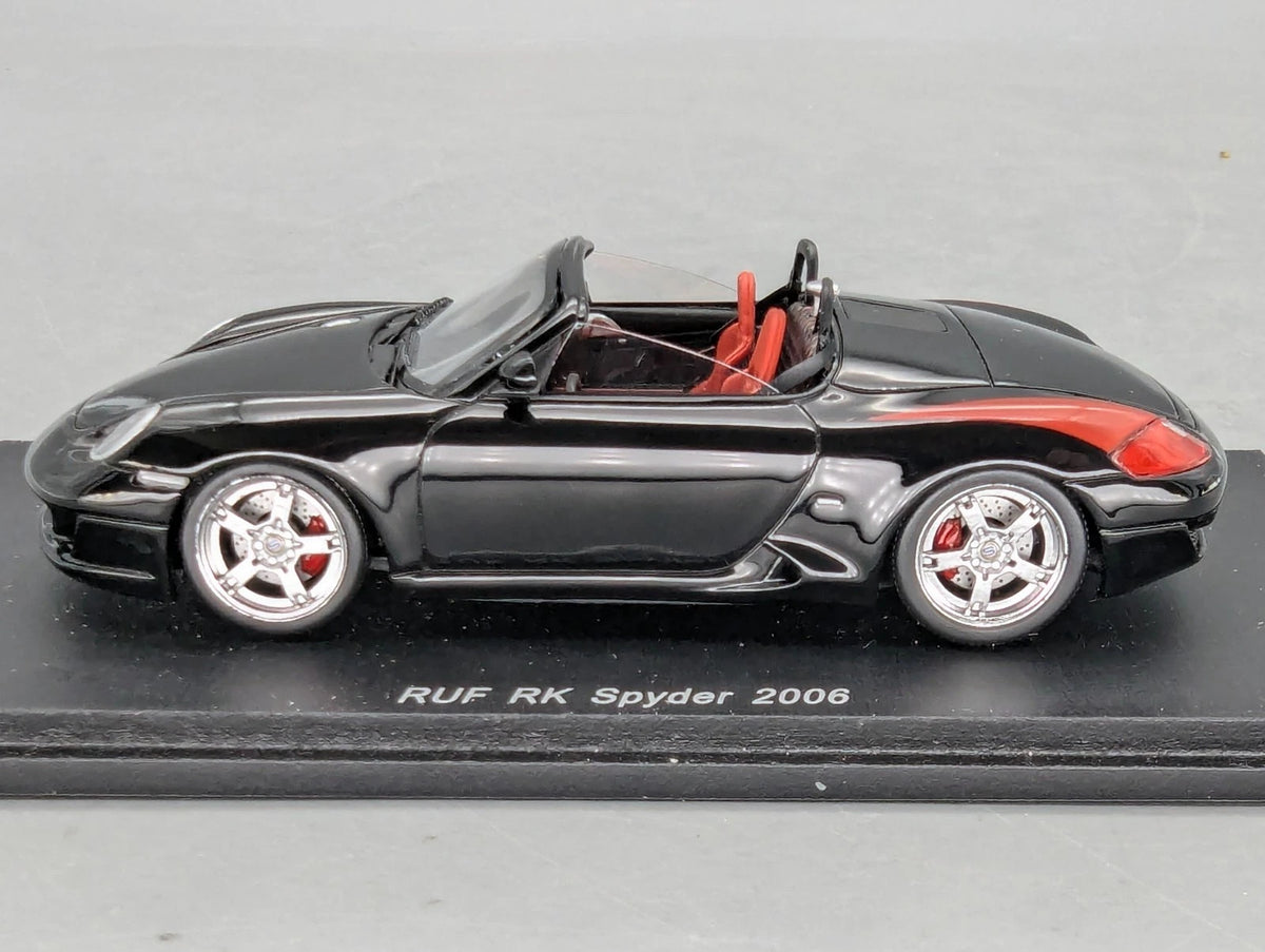 Modellautos 1:43 Spark S0708 Ruf RK Spyder Black 2006 mit OVP