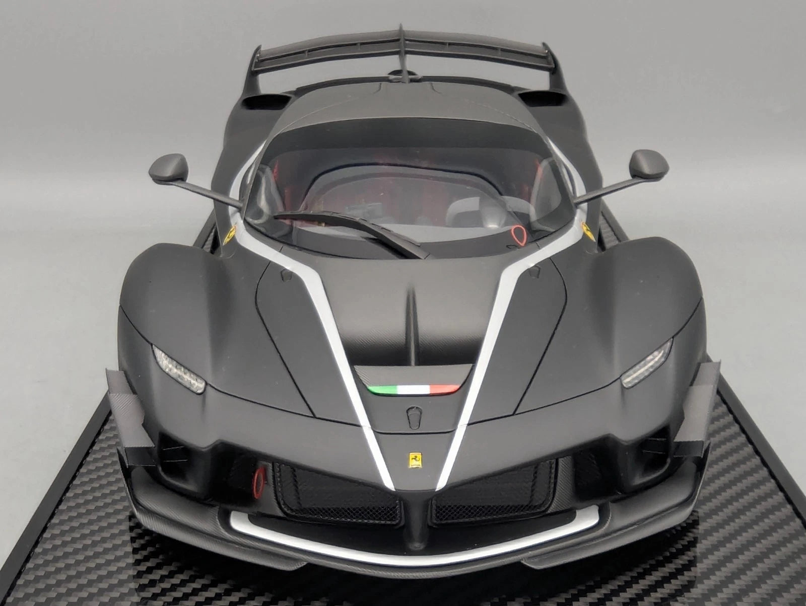 Modellautos 1:12 BBR Ferrari FXX-K EVO Matt Black Ltd 01/01 Vitrine OVP