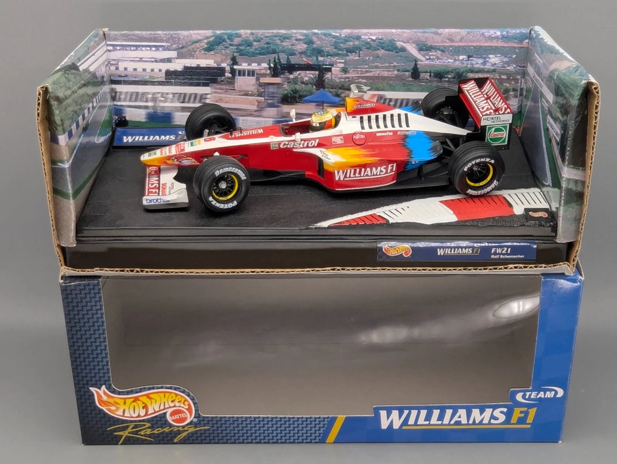 Modellautos 1:18 Hot Wheels Racing 24622 Williams F1 FW21 #6 R. Schumacher OVP