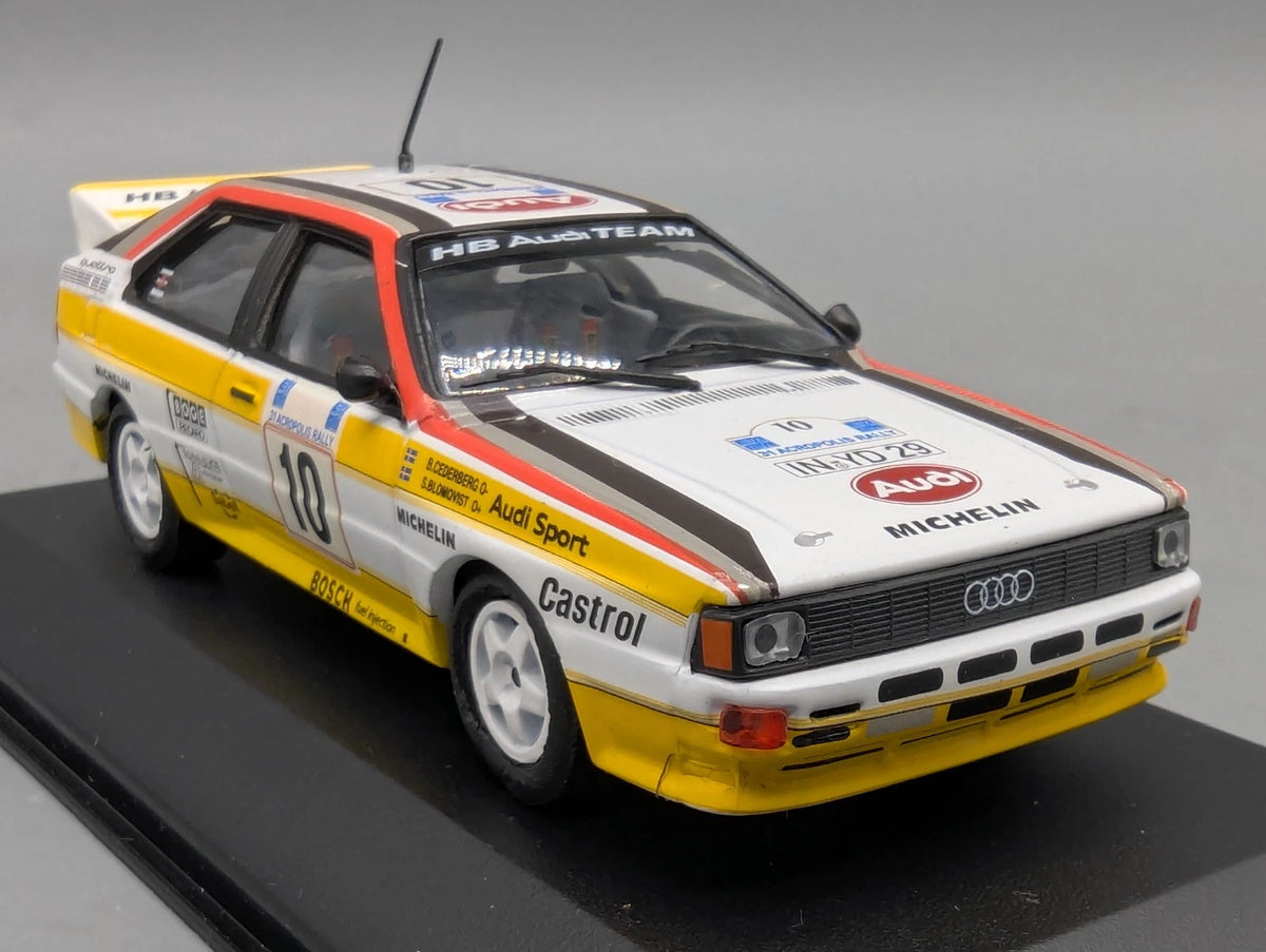 Modellautos 1:43 Minichamps Audi Quattro 31. Acropolis Rally 1984 #10 mit OVP