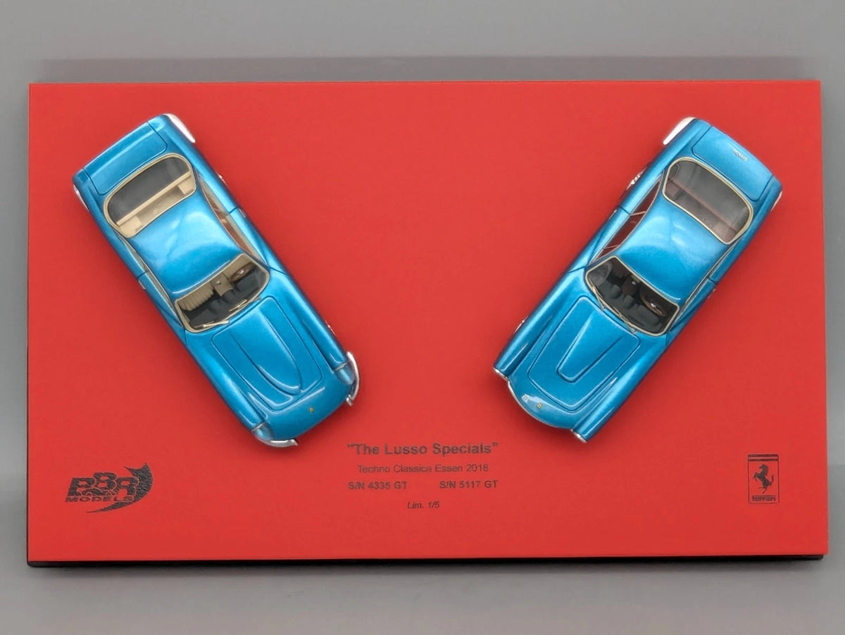 Modellautos 1:43 BBR  Ferrari 250 GT Lusso  S/N 4335 GT Set 2-tlg. 1/5 OVP