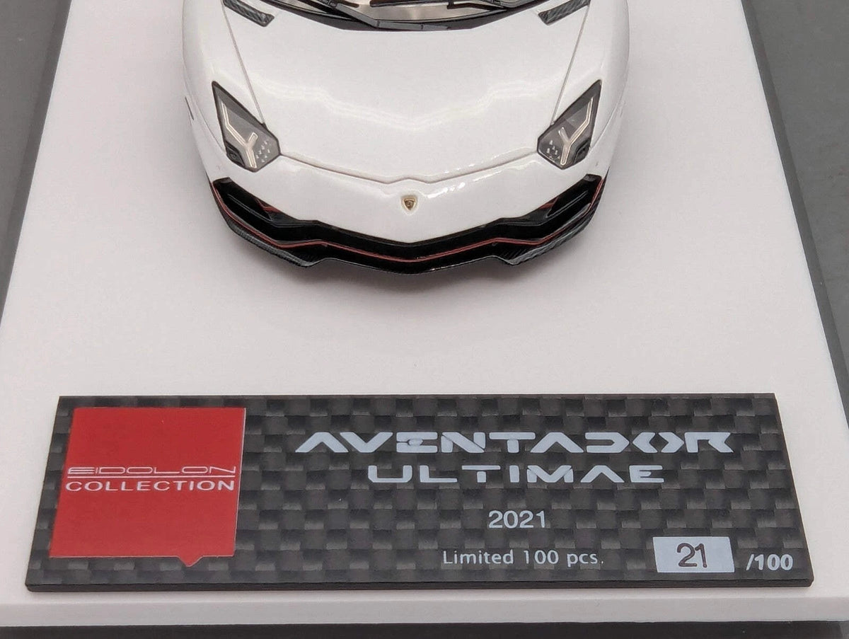 Eidolon Make Up 1:43 Lamborghini Aventador LP780-4 Ultimae 2021 Weiß 021/100 OVP