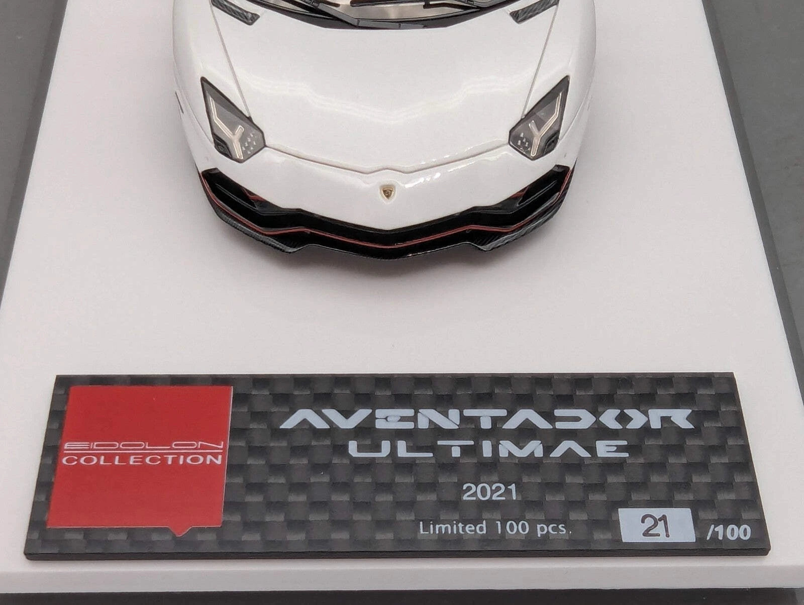 Eidolon Make Up 1:43 Lamborghini Aventador LP780-4 Ultimae 2021 Weiß 021/100 OVP