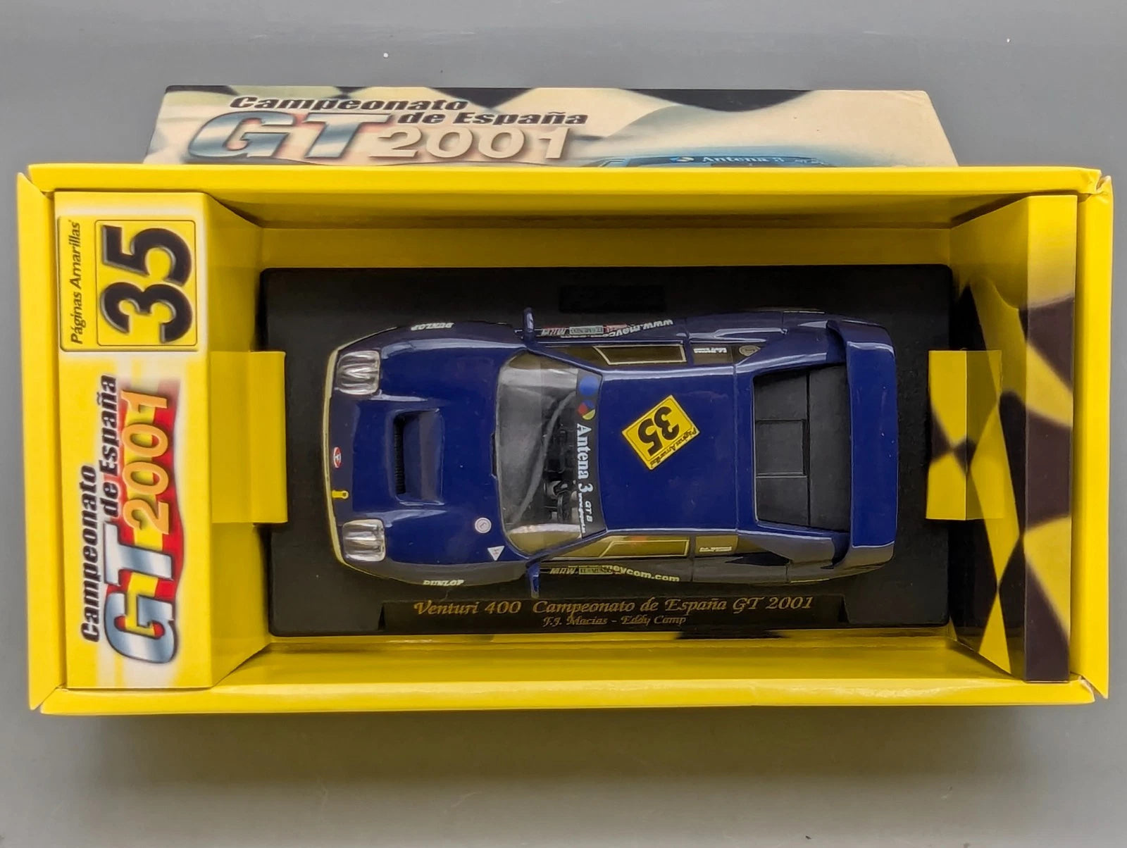 Modellautos Slotcar 1:32 Fly Venturi 400 Campeonato de Espana GT 2001 #35 OVP