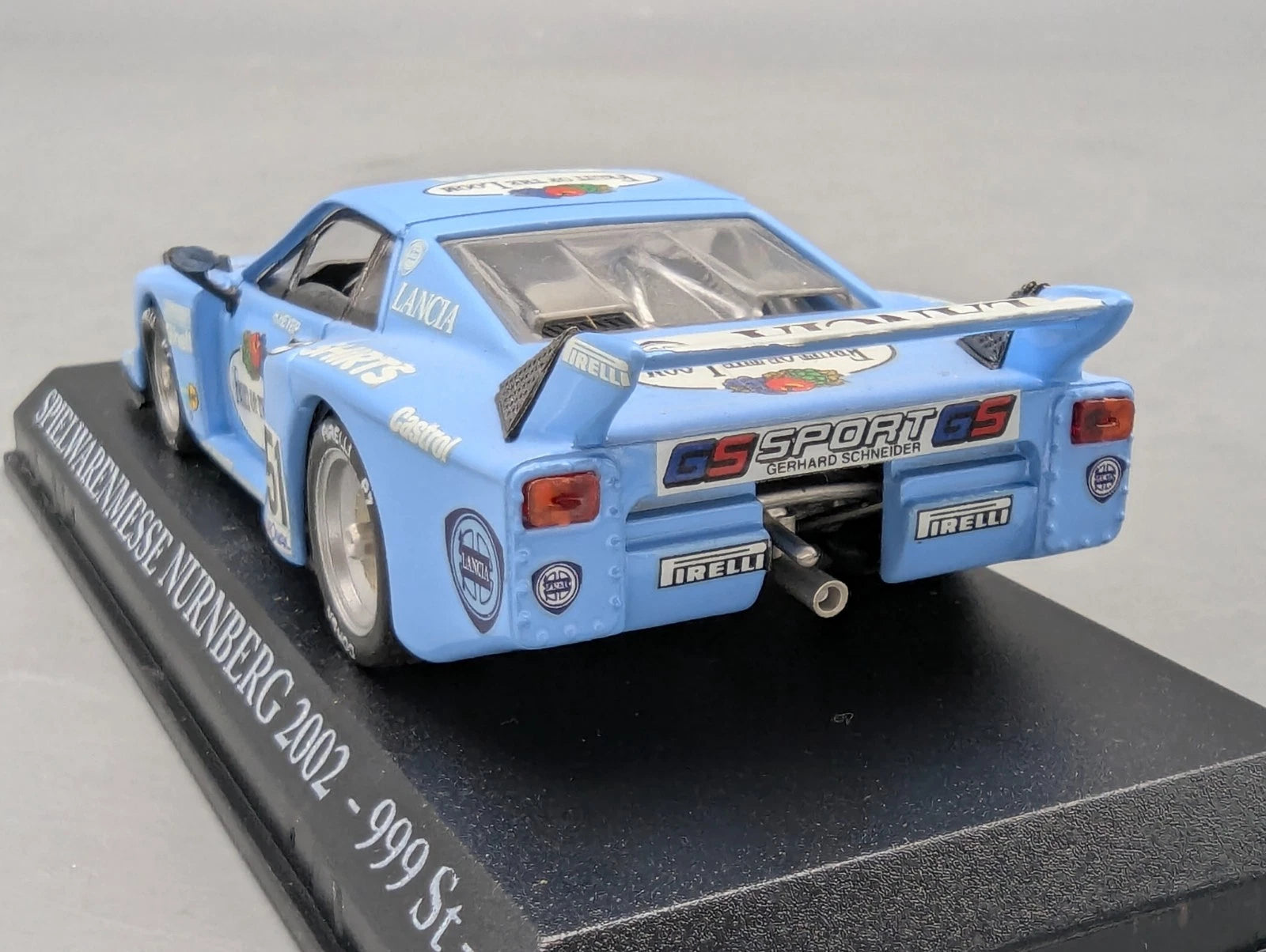 Modellautos 1:43 Best Model Lancia Beta MC WINNER DRM 1980 #51 H. Heyer  OVP