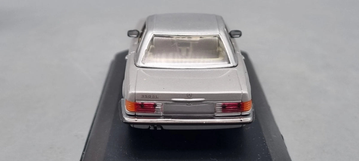 Modellautos 1:43 Minichamps Mercedes-Benz 350 SL W107 Cabriolet silber OVP