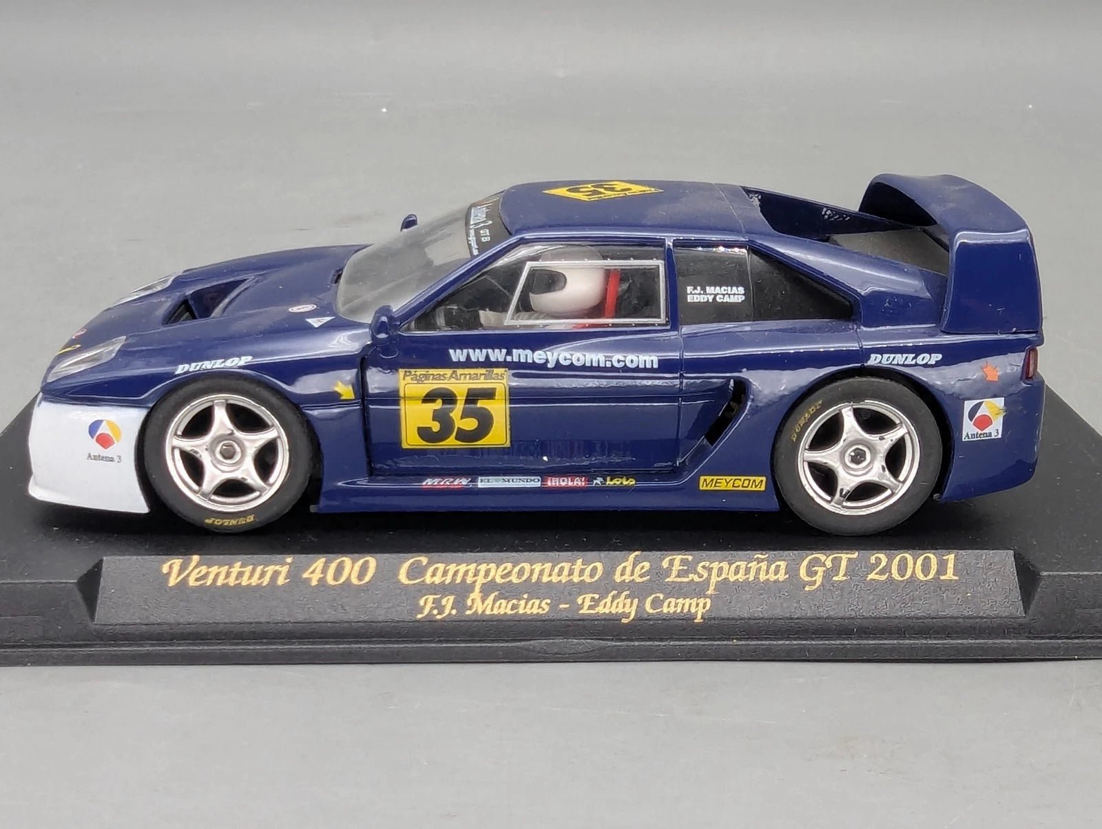 Modellautos Slotcar 1:32 Fly Venturi 400 Campeonato de Espana GT 2001 #35 OVP