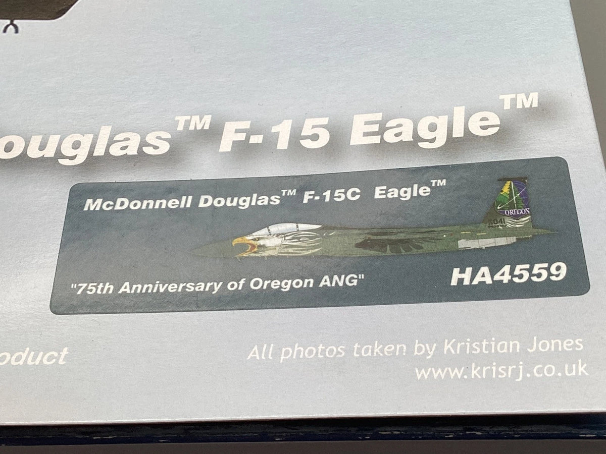 Flugzeug Modell 1:72 HM Hobbymaster Mc Donnell Douglas F-15 Eagle in OVP
